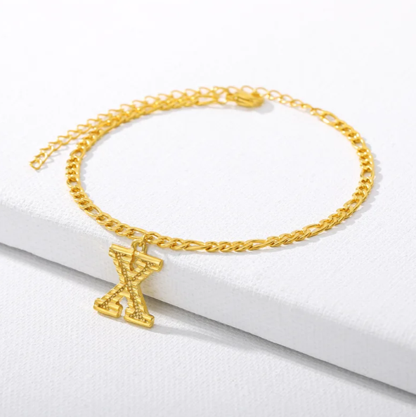 Gold Cuban Chain Anklet (Private Listing U183127)