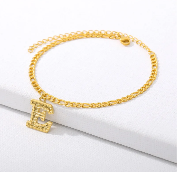 Gold Cuban Chain Anklet (Private Listing U183127)