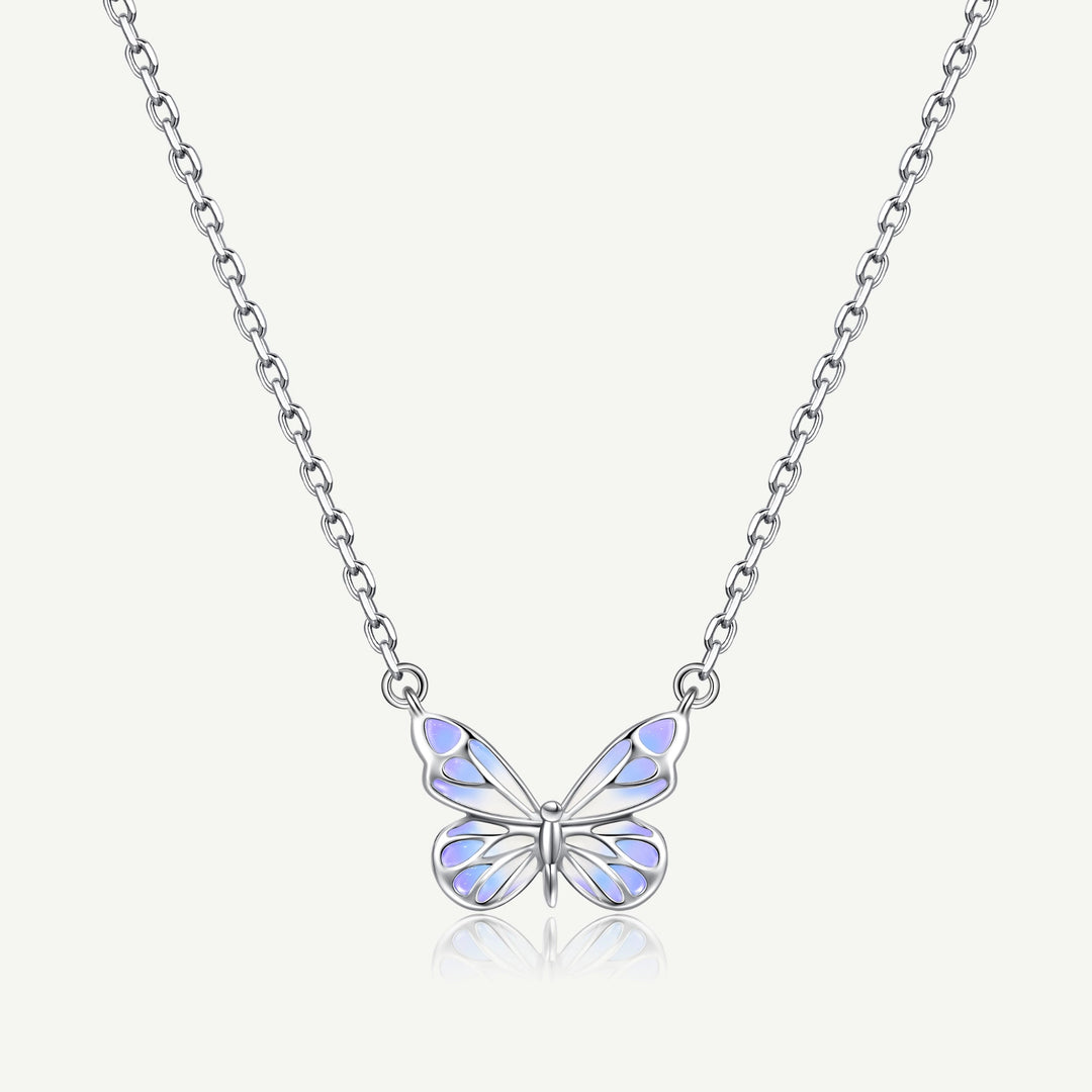 Luminous Butterfly Charm Necklace &amp; Bracelet Set