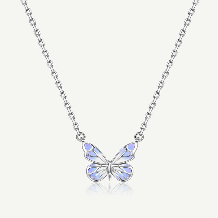 Luminous Butterfly Charm Necklace &amp; Bracelet Set