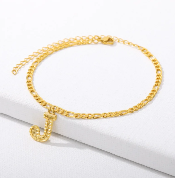 Gold Cuban Chain Anklet (Private Listing U183127)