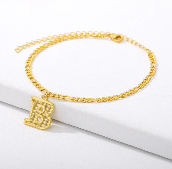 Gold Cuban Chain Anklet (Private Listing U183127)