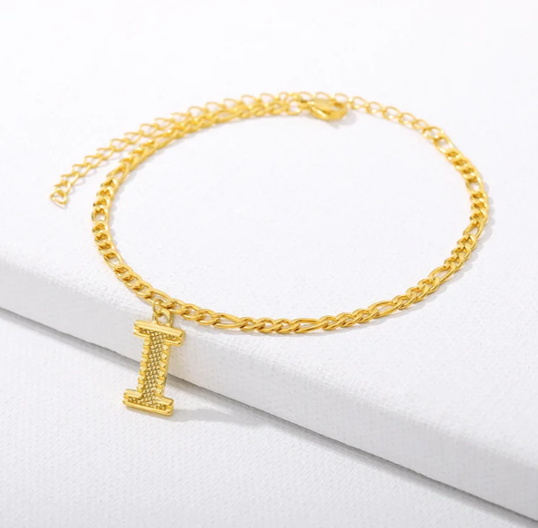 Gold Cuban Chain Anklet (Private Listing U183127)