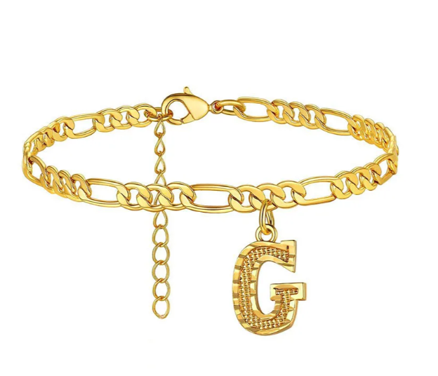 Gold Cuban Chain Anklet (Private Listing U183127)