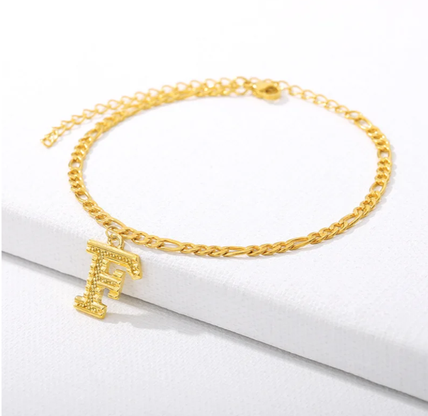 Gold Cuban Chain Anklet (Private Listing U183127)