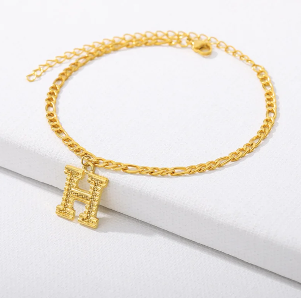 Gold Cuban Chain Anklet (Private Listing U183127)