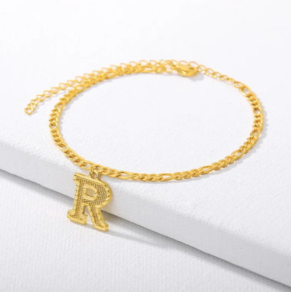 Gold Cuban Chain Anklet (Private Listing U183127)