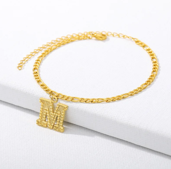 Gold Cuban Chain Anklet (Private Listing U183127)