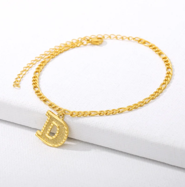 Gold Cuban Chain Anklet (Private Listing U183127)