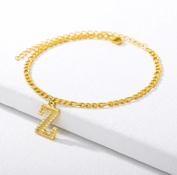 Gold Cuban Chain Anklet (Private Listing U183127)