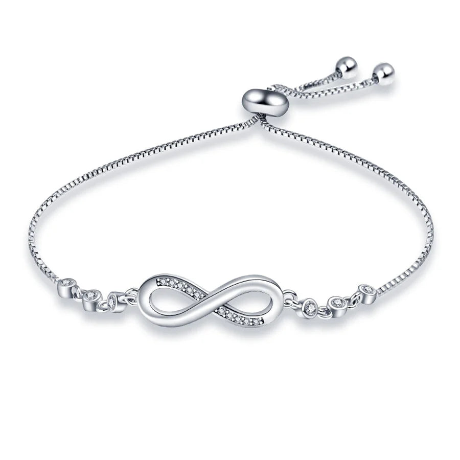 Infinity Love - Sterling Silver Bracelet