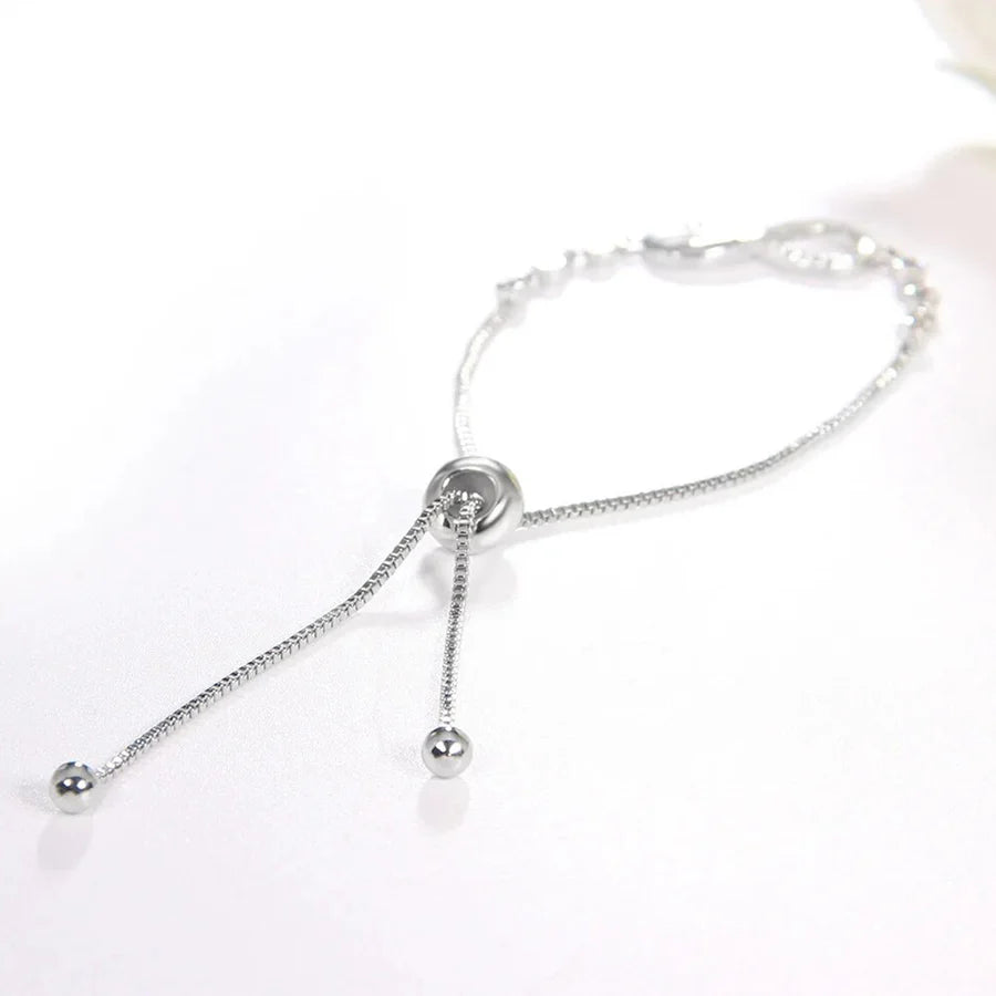 Infinity Love - Sterling Silver Bracelet