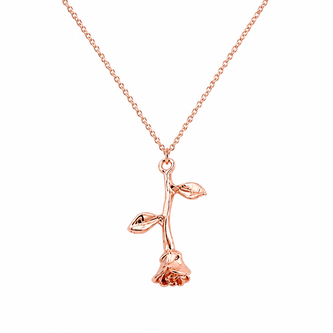 Rose Charm Necklace