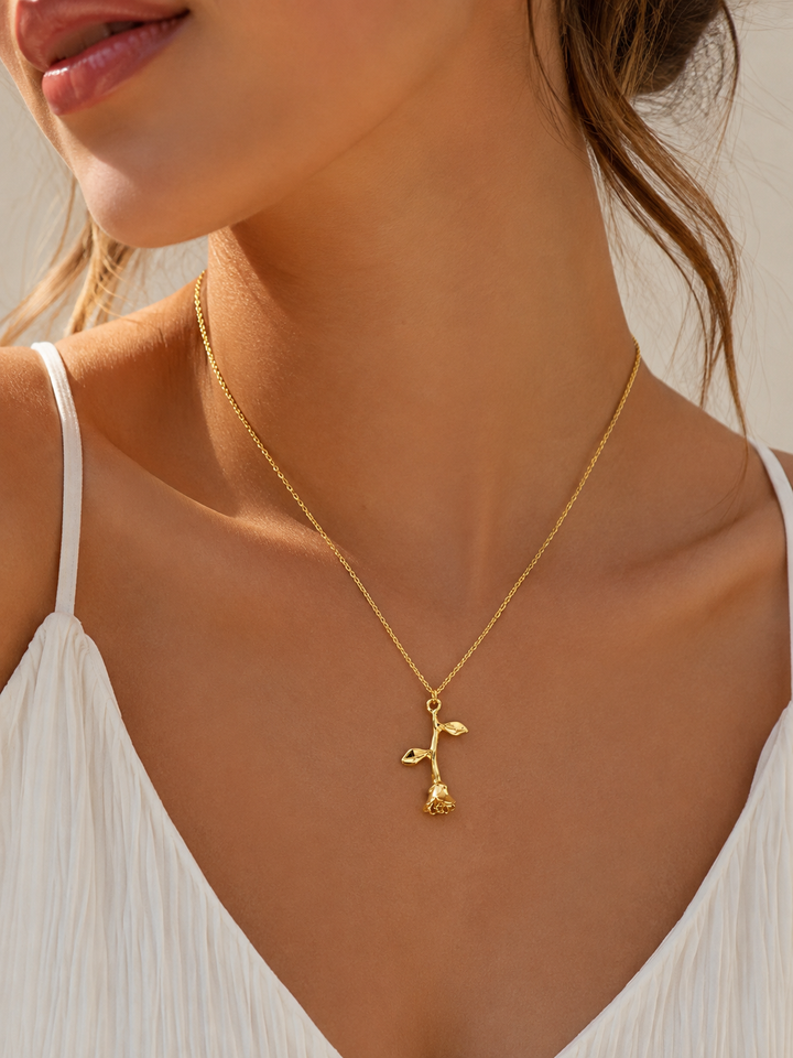 Rose Charm Necklace
