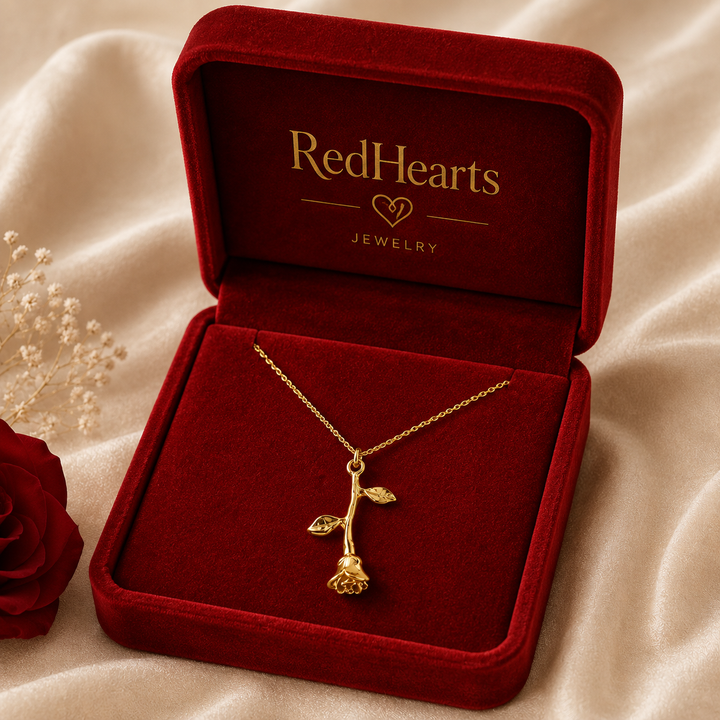 Rose Charm Necklace