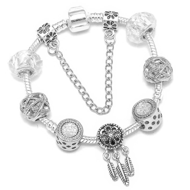 Pandora Charms + Dreamcatcher Bracelet