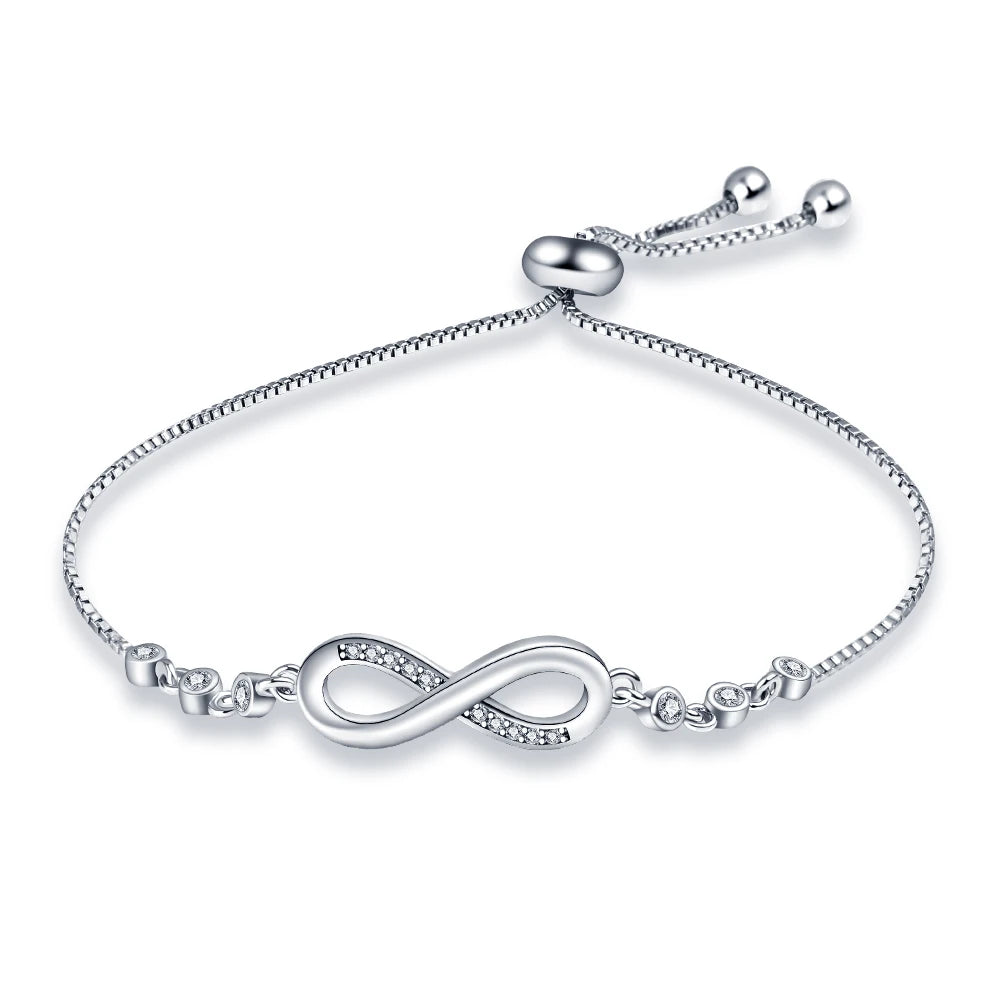 Infinity Sterling Silver Bracelet