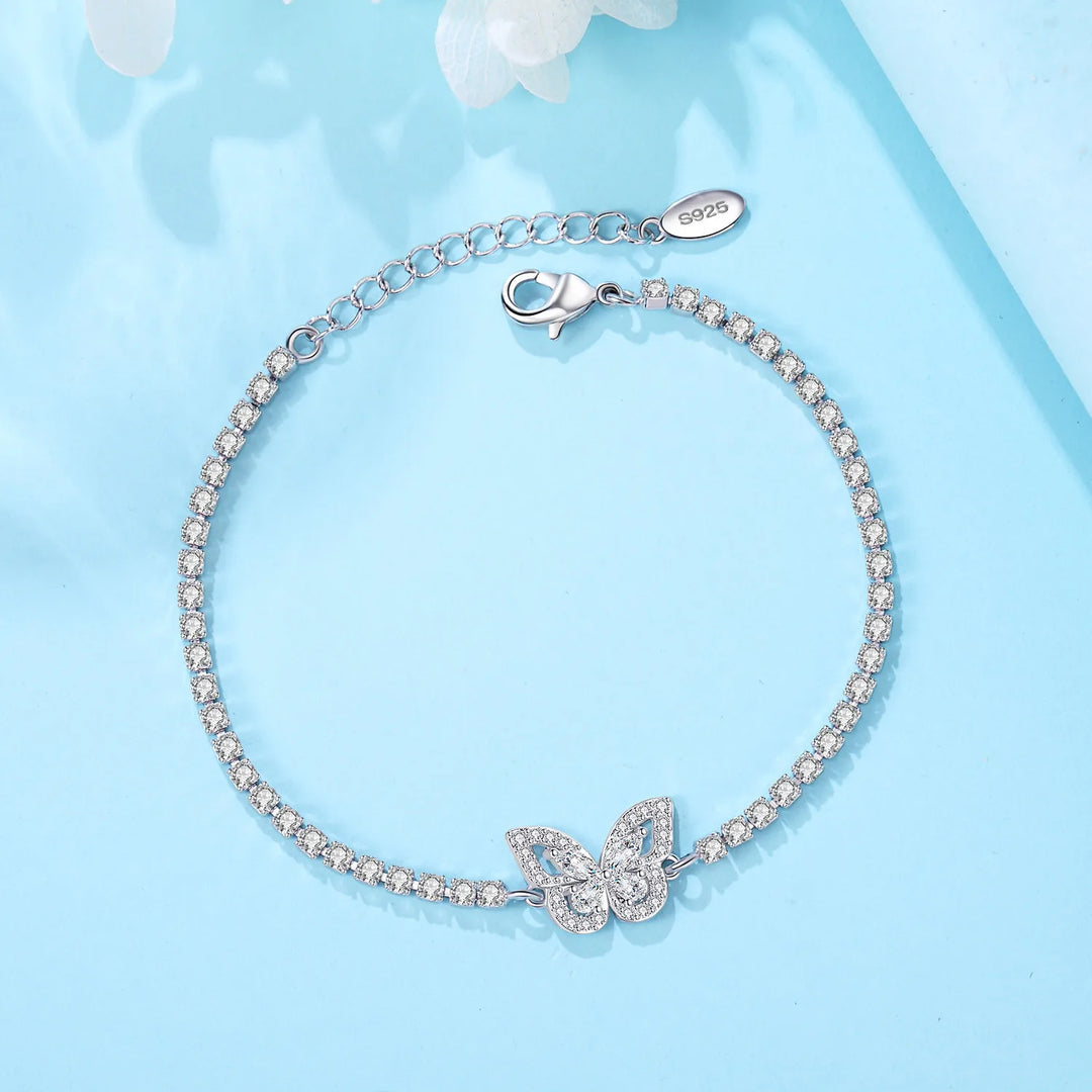 Butterfly Tennis Bracelet