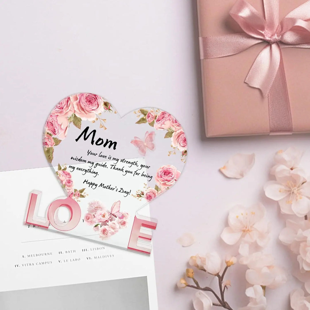 Love Mom Acrylic Keepsake