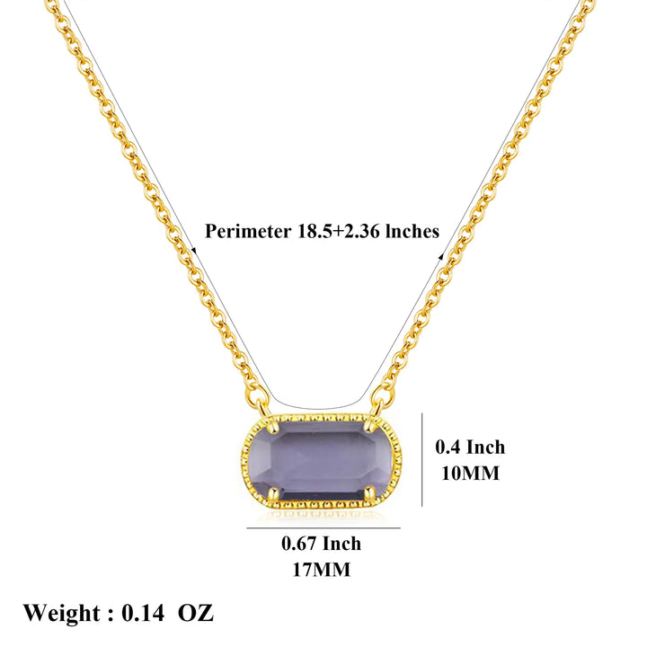 Birthstone Crystal Necklace