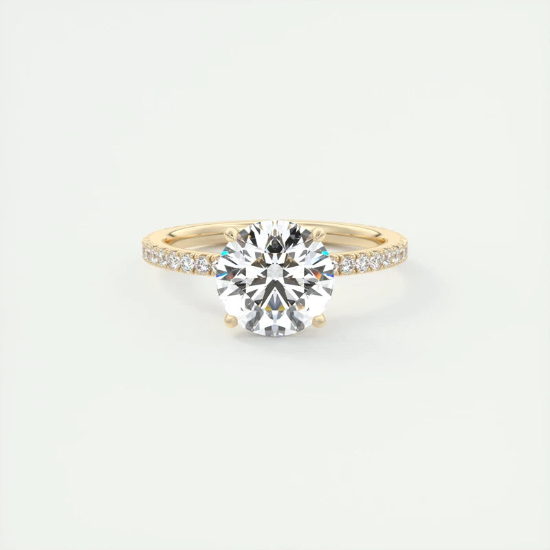 Moissanite Engagement Wedding Promise Ring
