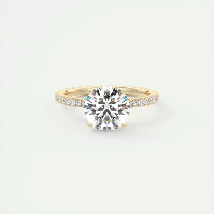 Moissanite Engagement Wedding Promise Ring