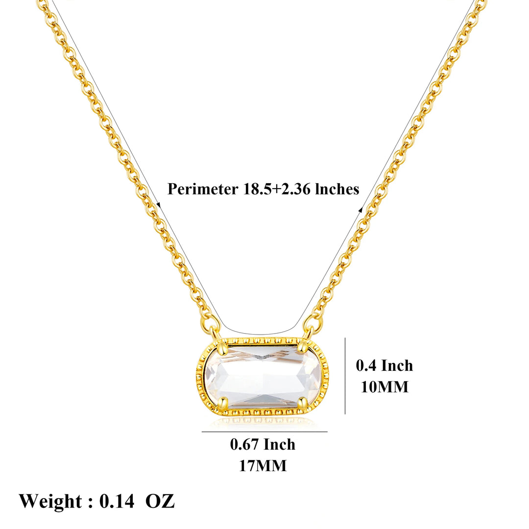 Birthstone Crystal Necklace