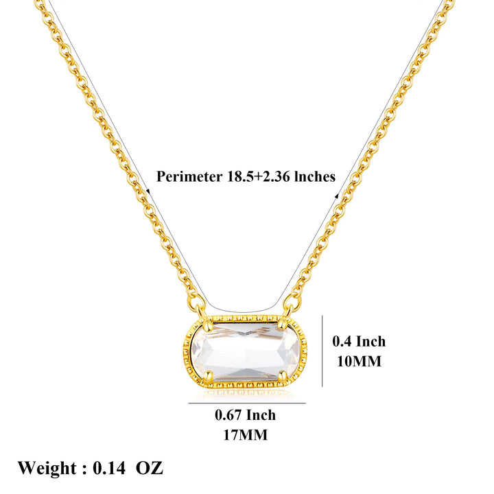 Birthstone Crystal Necklace