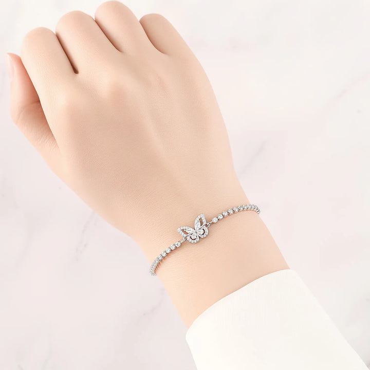 Butterfly Tennis Bracelet
