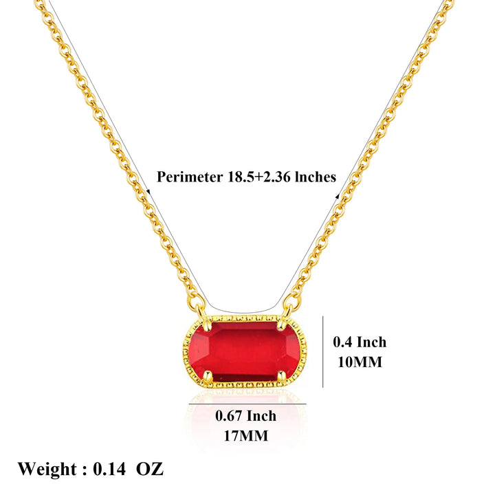 Birthstone Crystal Necklace