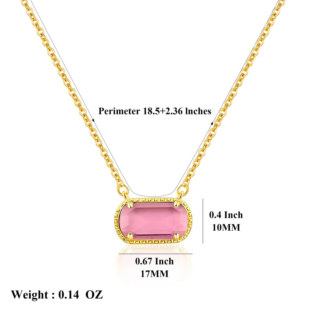 Birthstone Crystal Necklace