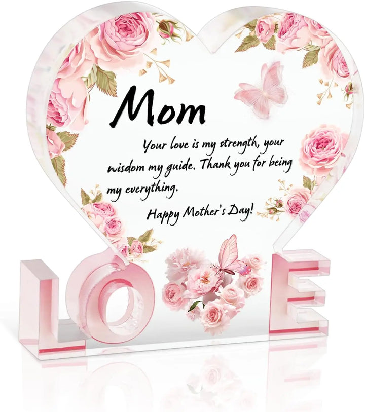 Love Mom Acrylic Keepsake