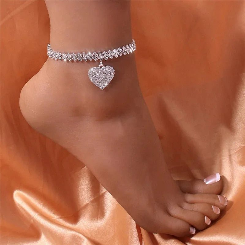 Celeste Heart Anklet