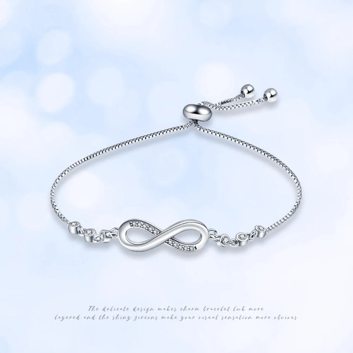 Infinity Sterling Silver Bracelet