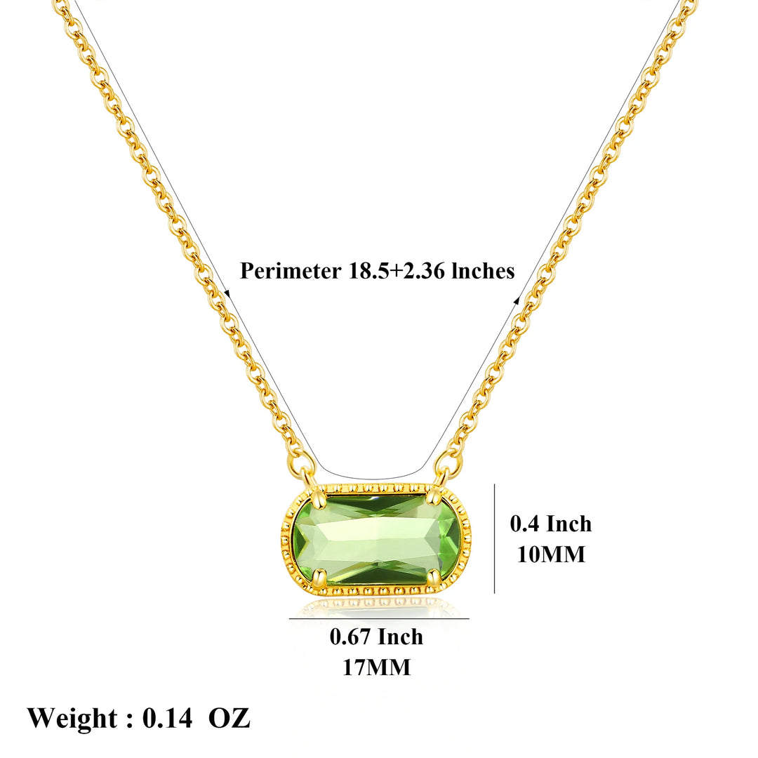 Birthstone Crystal Necklace