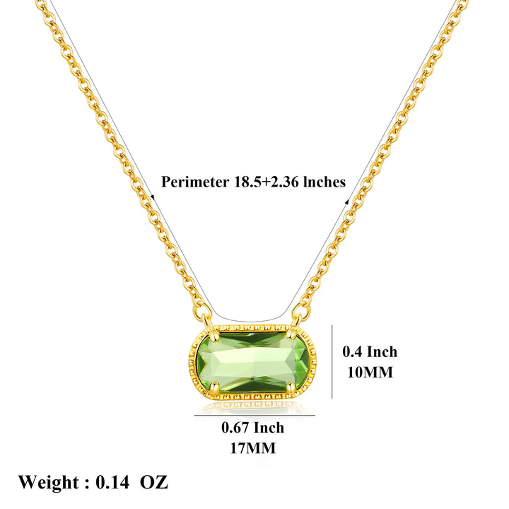 Birthstone Crystal Necklace