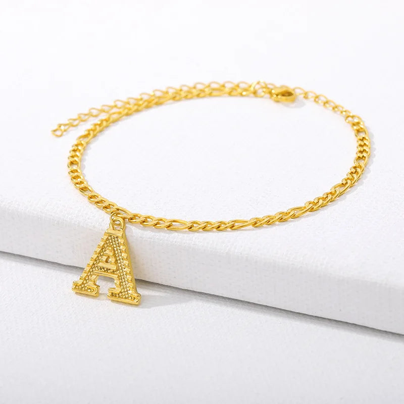 Gold Cuban Chain Anklet