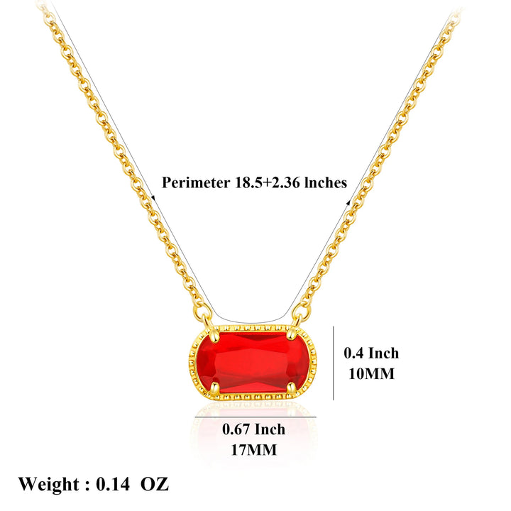 Birthstone Crystal Necklace