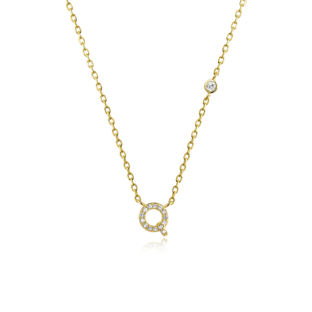 Initial Pendant Necklace