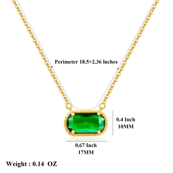 Birthstone Crystal Necklace