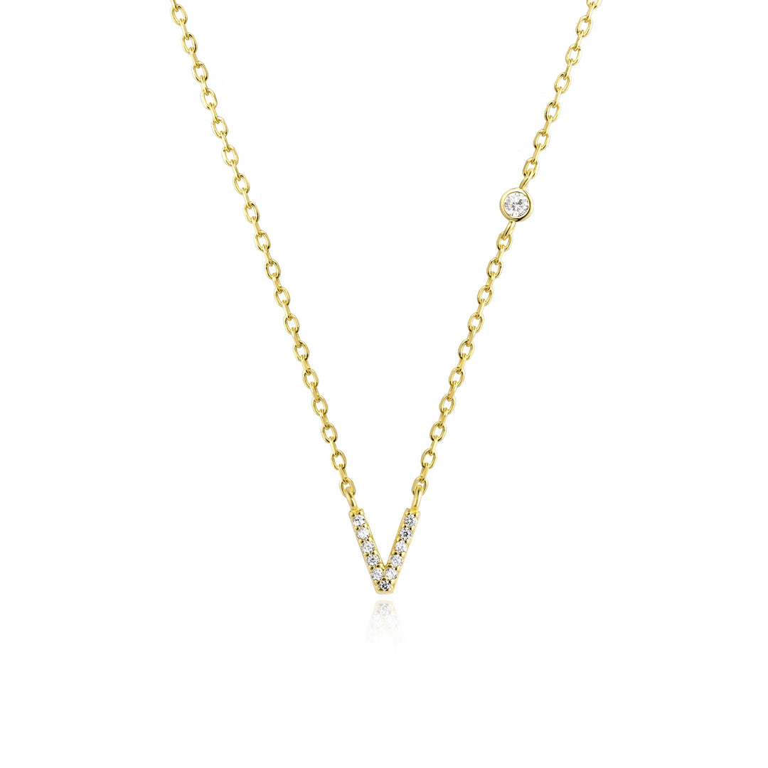 Initial Pendant Necklace
