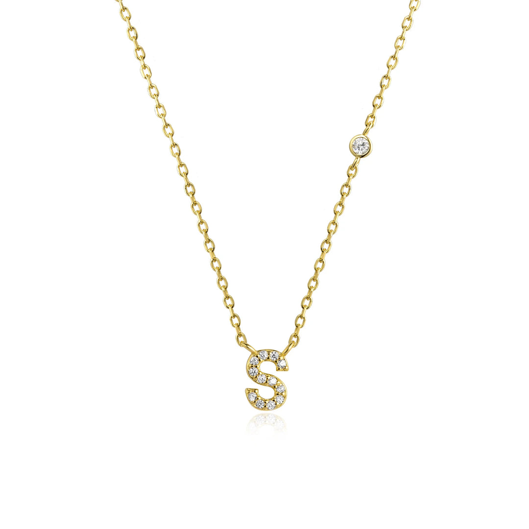 Initial Pendant Necklace