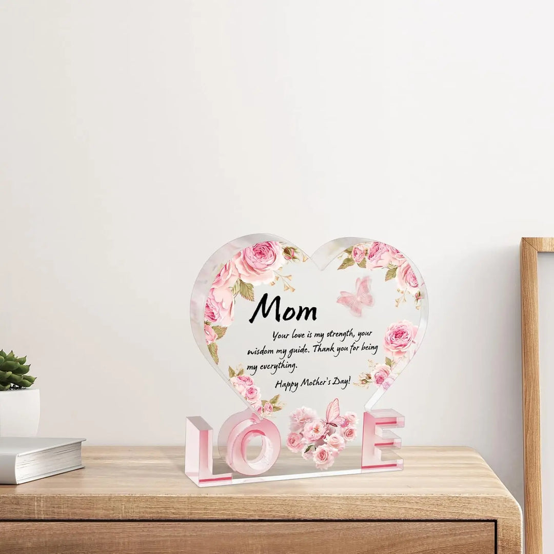Love Mom Acrylic Keepsake