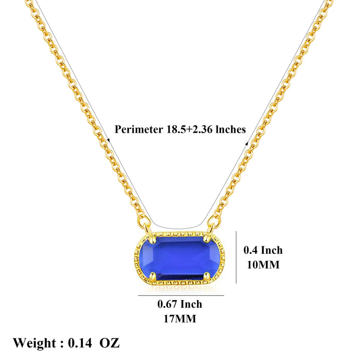 Birthstone Crystal Necklace