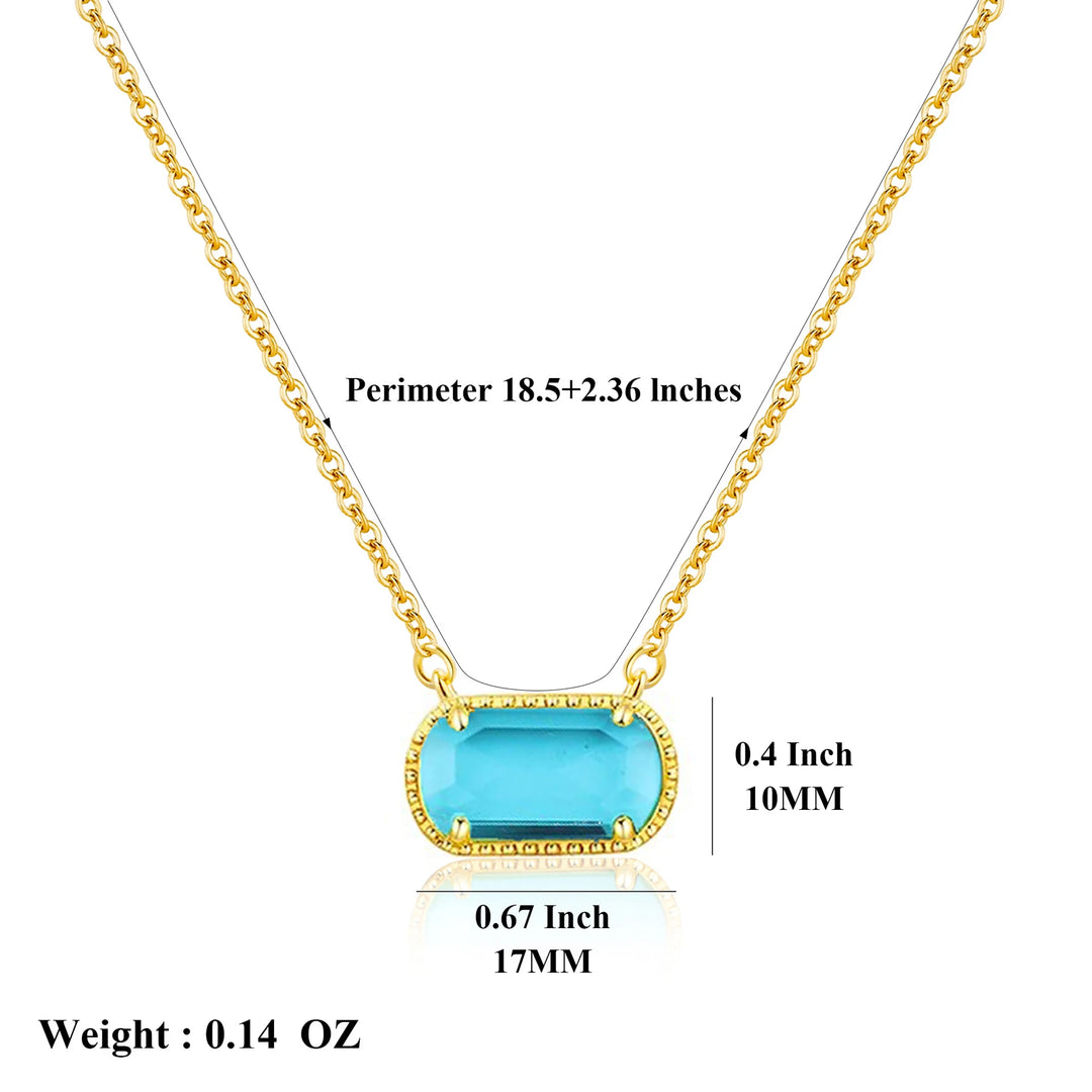 Birthstone Crystal Necklace