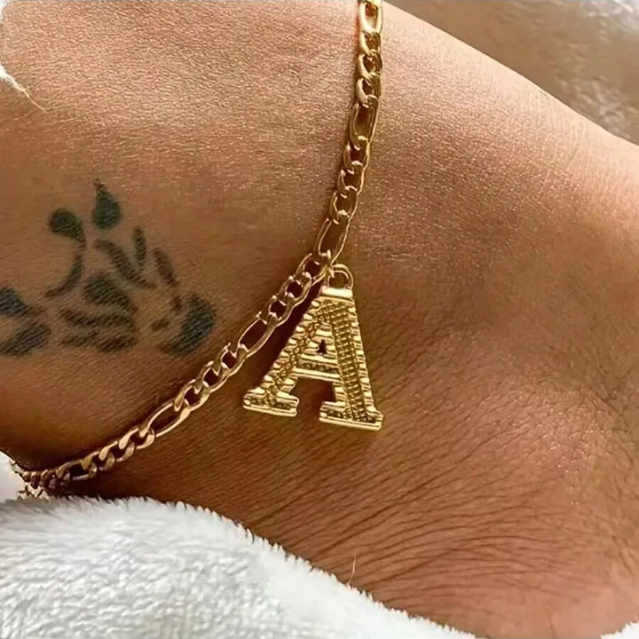Gold Cuban Chain Anklet