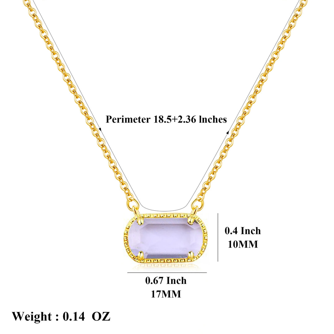 Birthstone Crystal Necklace