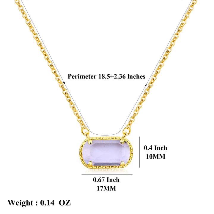 Birthstone Crystal Necklace