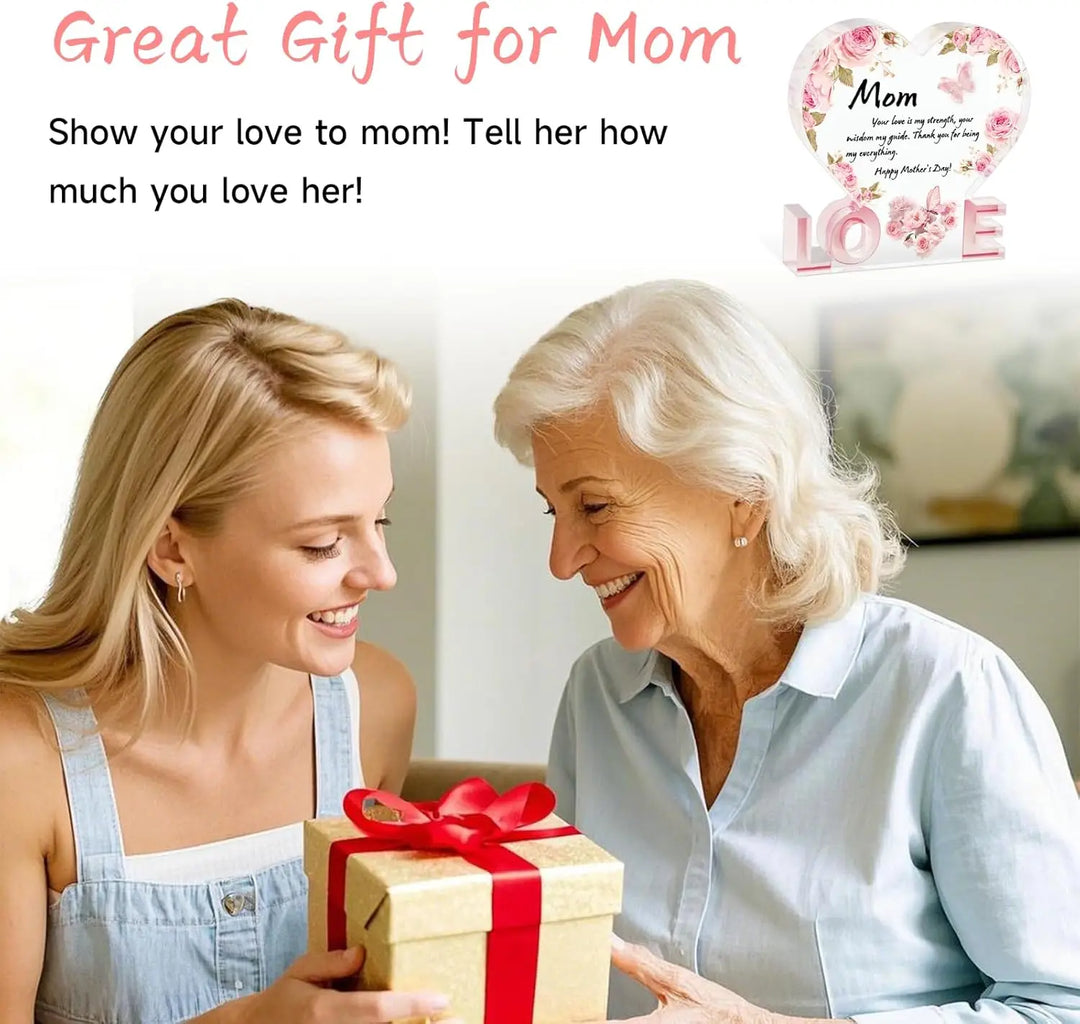 Love Mom Acrylic Keepsake