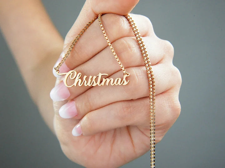 Fine Venetian Chain Personalized Name Necklace